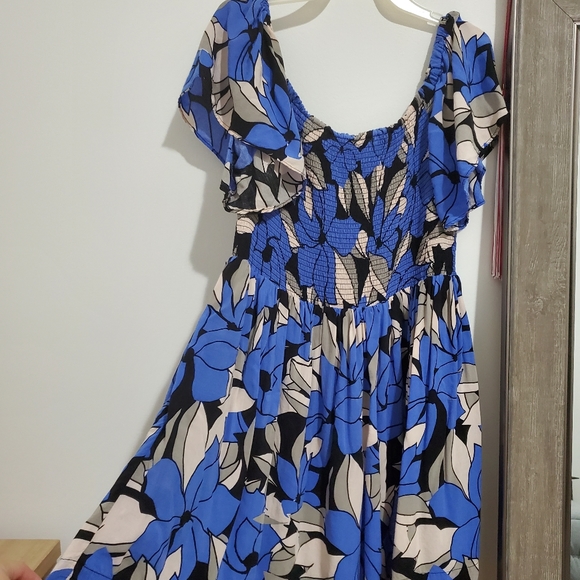 Free people off shoulder mini dress - Picture 3 of 6